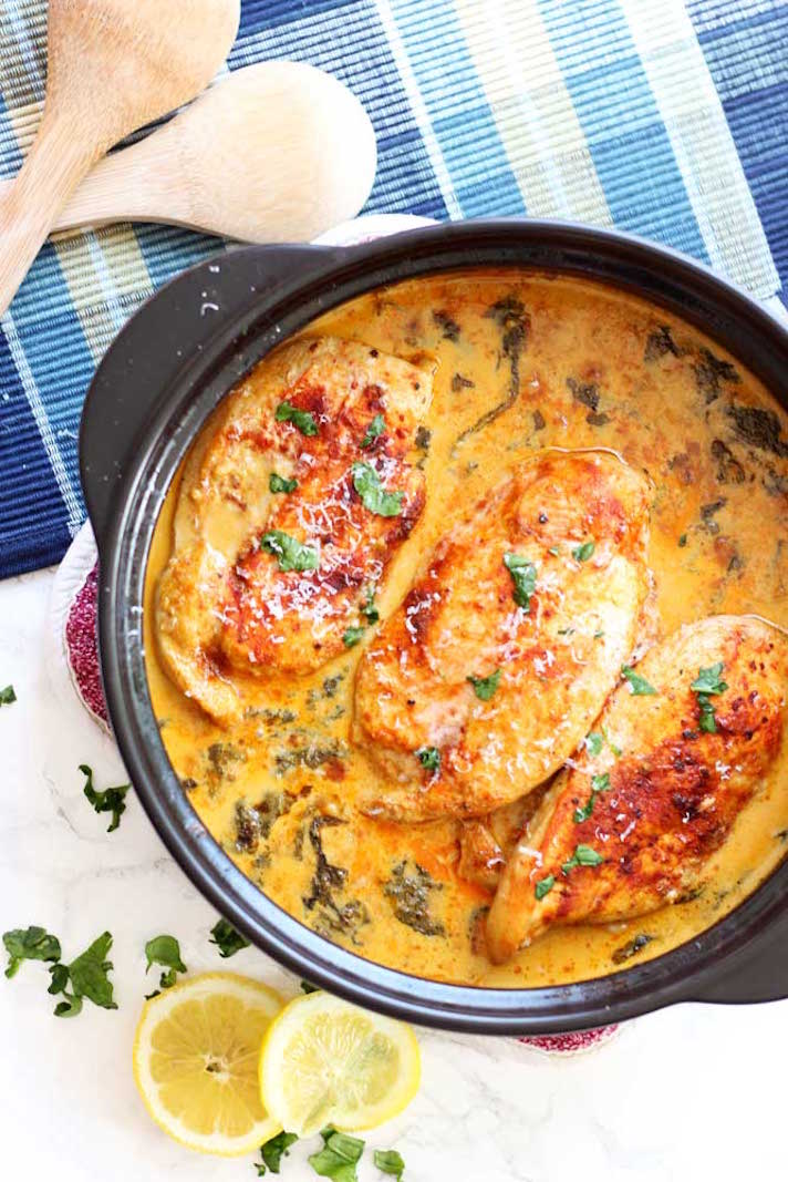 STYLECASTER | 17 Easy Instant Pot Chicken Recipes That'll Save You So Much Time | Lemon Butter Chicken