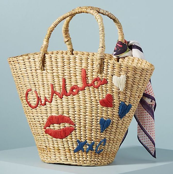 STYLECASTER | Maximalist Straw Bags