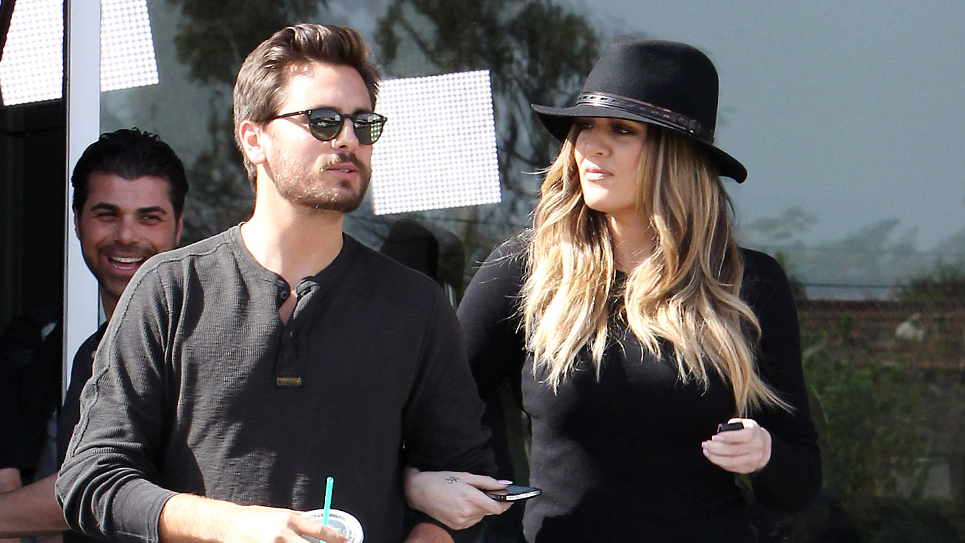 Khloe Kardashian and Scott Disick out and about, Los Angeles, America - 20 Feb 2014