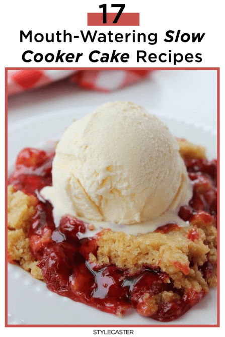 STYLECASTER | Slow cooker recipes | slow cooker cake | slow cooker dessert | easy slow cooker recipes | dump cakes | chocolate slow cooker dessert