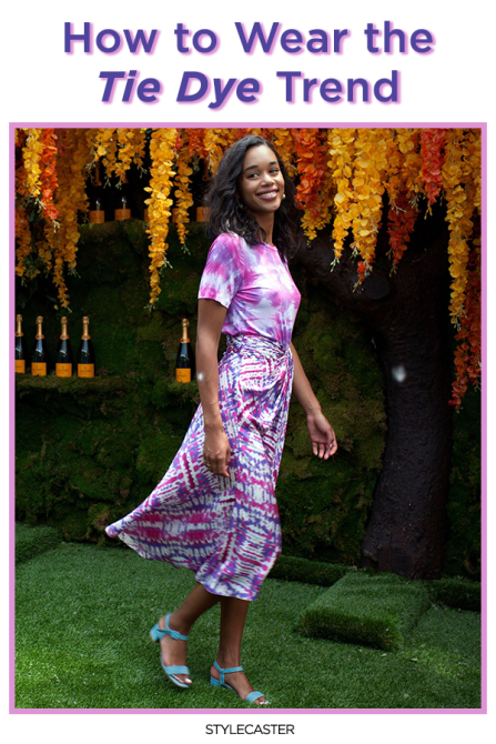STYLECASTER | tie dye | tie dye outfits | tie dye shirts | tie dye patterns | how to wear tie dye