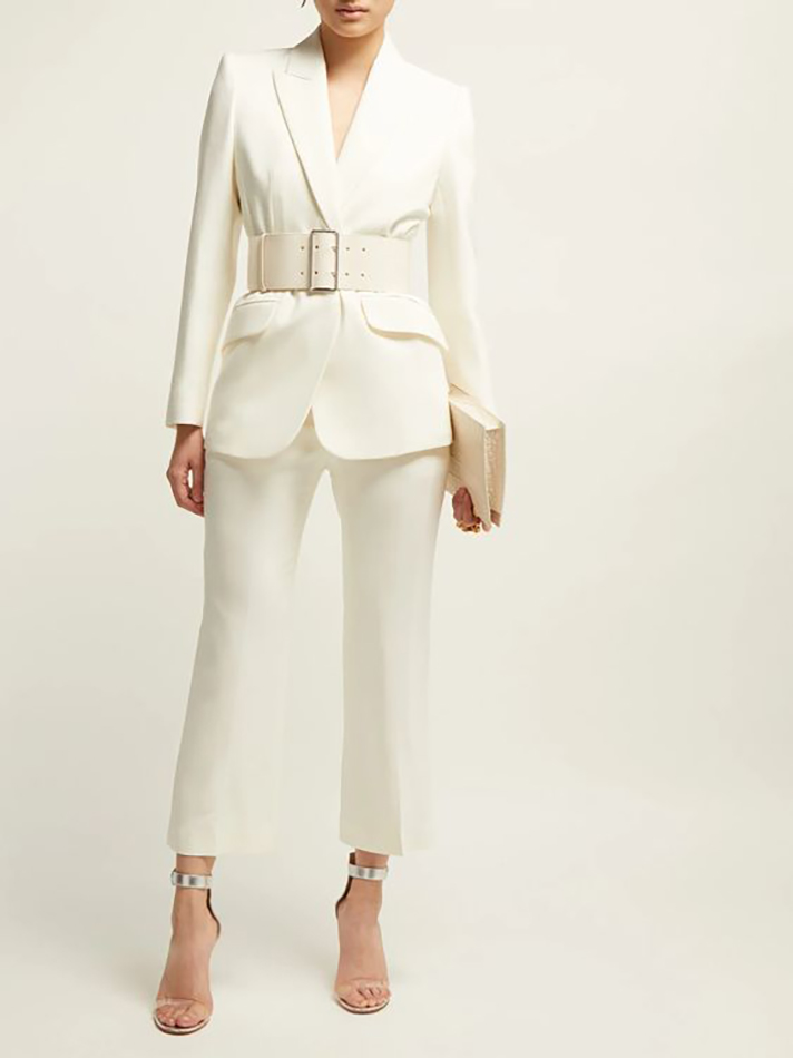 STYLECASTER | Bridal Power Suits Fit for Any City Hall Wedding