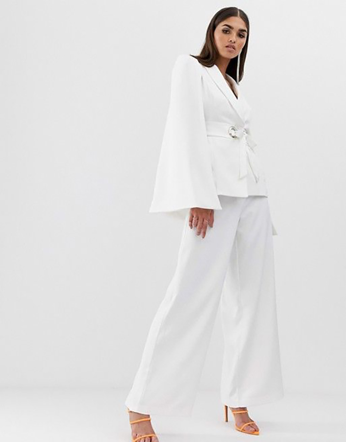 STYLECASTER | Bridal Power Suits Fit for Any City Hall Wedding