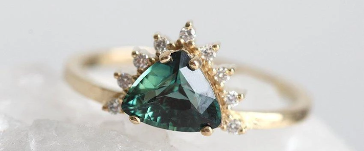 STYLECASTER | Sapphire Engagement Rings So Pretty You'll Forget Diamonds Exist