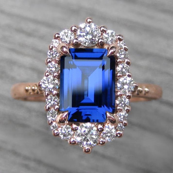 STYLECASTER | Sapphire Engagement Rings So Pretty You'll Forget Diamonds Exist