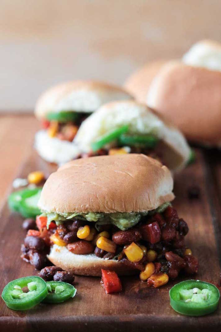 STYLECASTER | 19 High-Protein Veggie Sandwiches That Are Sure To Satisfy | Meatless Mexican Sloppy Joes