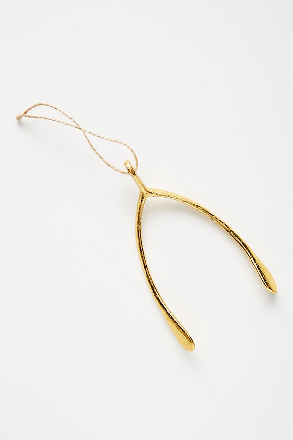 STYLECASTER | Christmas tree decorations | wishbone ornament
