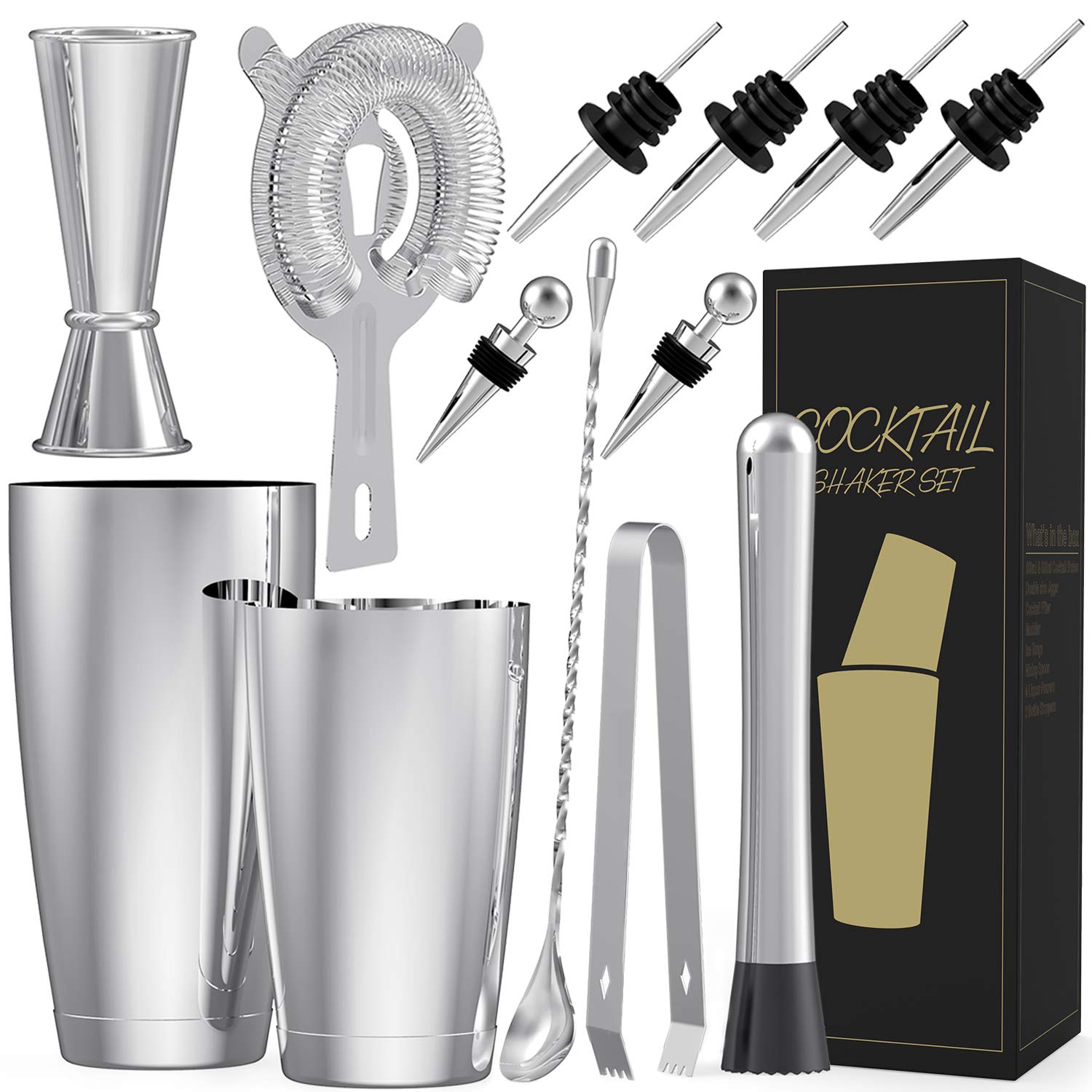 Boston Stainless Steel Cocktail Shaker amazon