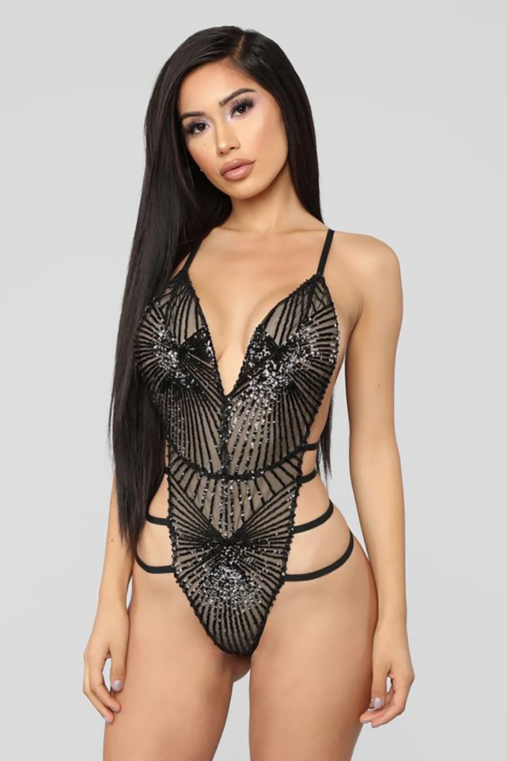 STYLECASTER | Shiny, Sparkly Lingerie Is the Sexiest Way to Ring in the Holidays