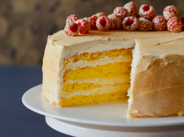 STYLECASTER | Glitter-Filled Recipes for New Year's Eve | Rose Water Glitter Cake