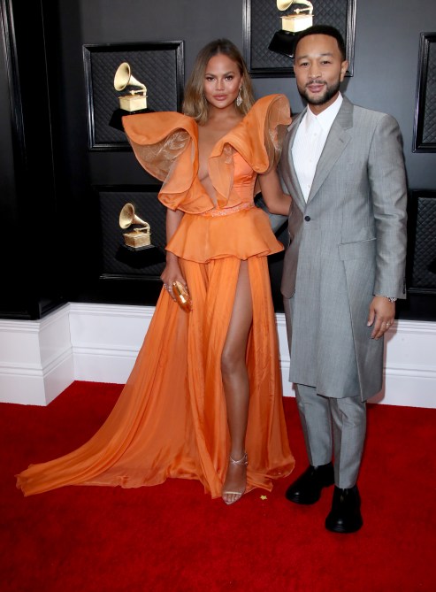 Chrissy Teigen & John Legend Grammys 2020