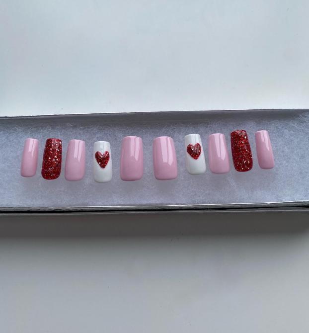 etsy v day nails