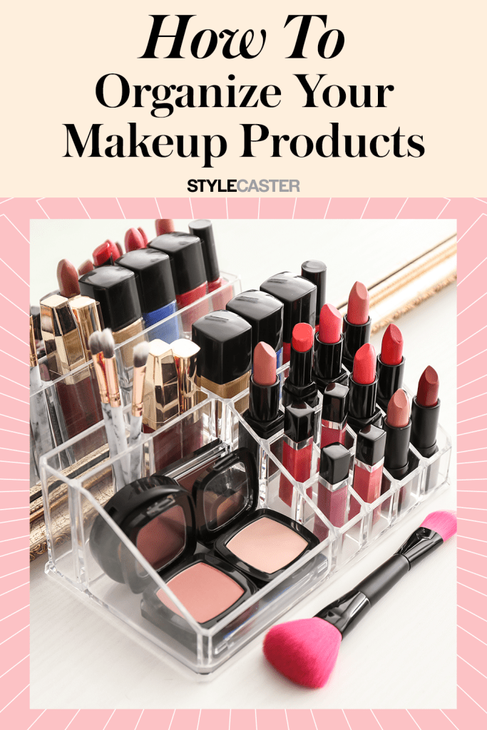 STYLECASTER | makeup organization | makeup vanity organization | makeup organizers | makeup organization tips ideas | makeup drawer organization | small makeup organization | 