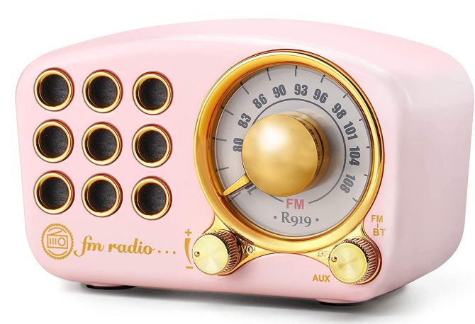 STYLECASTER | Virtual Party Theme Ideas | bluetooth speaker vintage