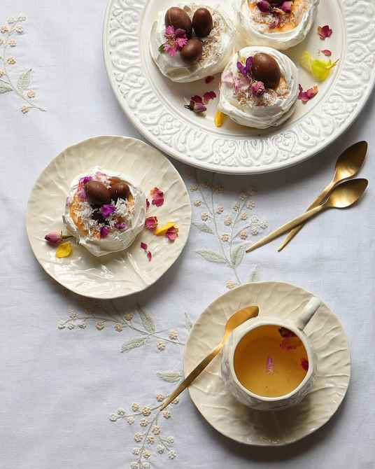 STYLECASTER | Zara Home Recipes | meringue nests