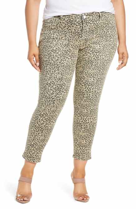 STYLECASTER | Nordstrom Plus-Size Sale 2020 | leopard print jeans