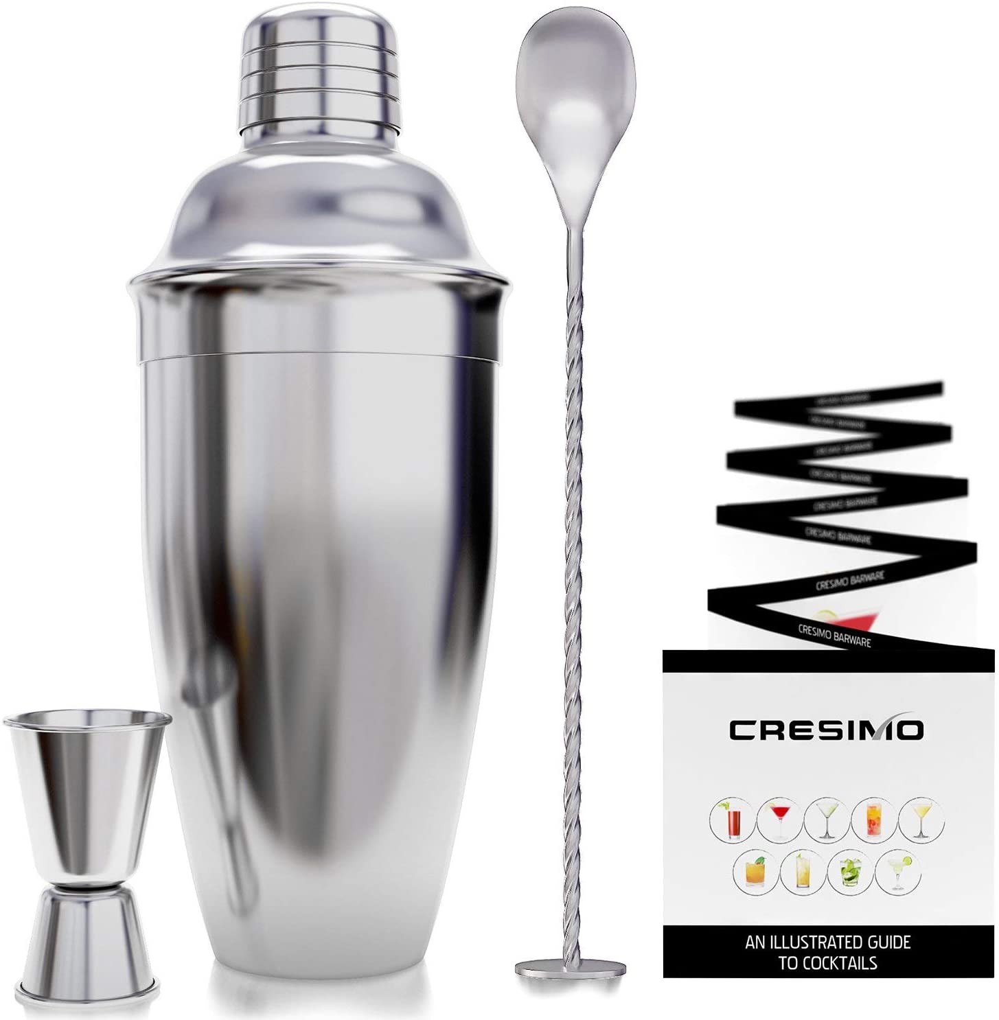 Cresimo cocktail shaker set
