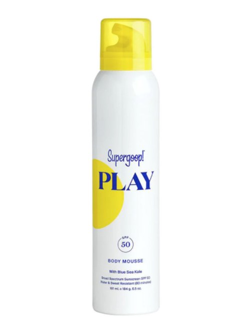 Supergoop! PLAY Body Mousse SPF 50 with Blue Sea Kale