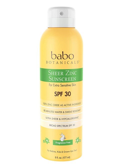 Babo Botanicals Sheer Non-Nano Zinc Continuous Spray SPF 30
