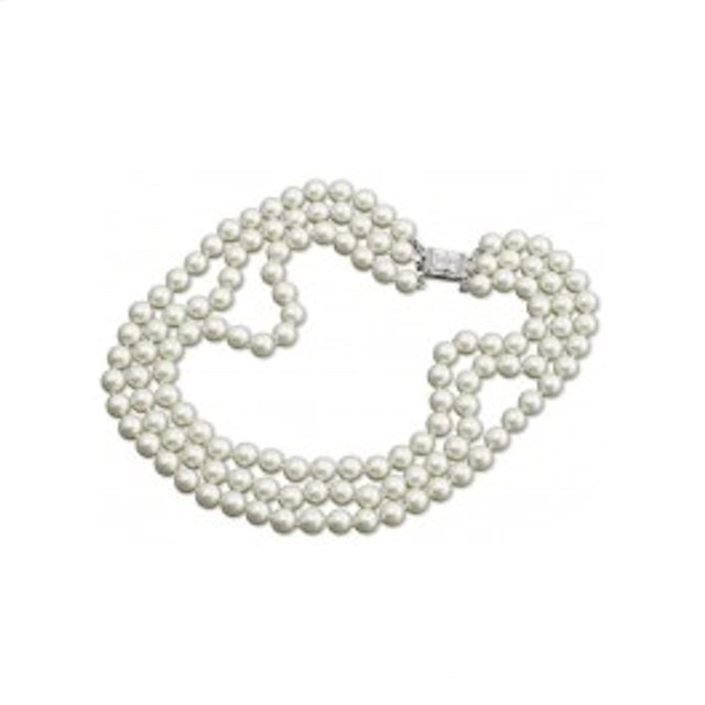 Kenneth Jay Lane Simulated Pearl Necklace