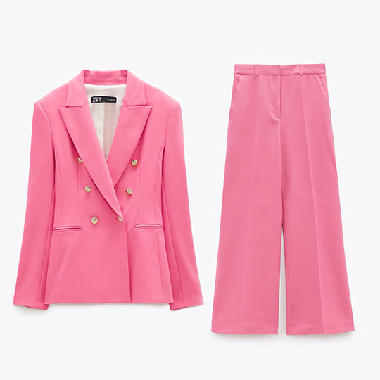 STYLECASTER | matching suit trend zara 2020