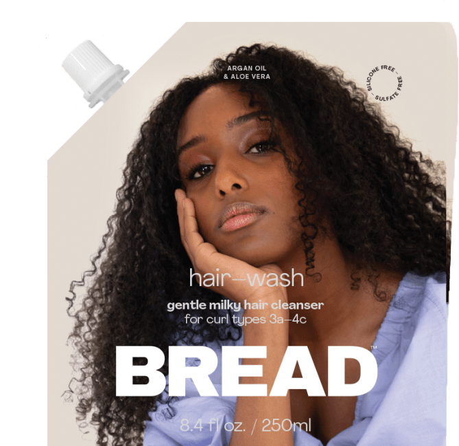 bread hair wash