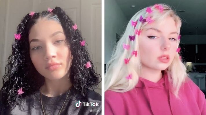 butterfly clip trend