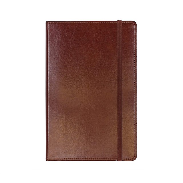 C.R. Gibson Brown Bonded Leather Journal