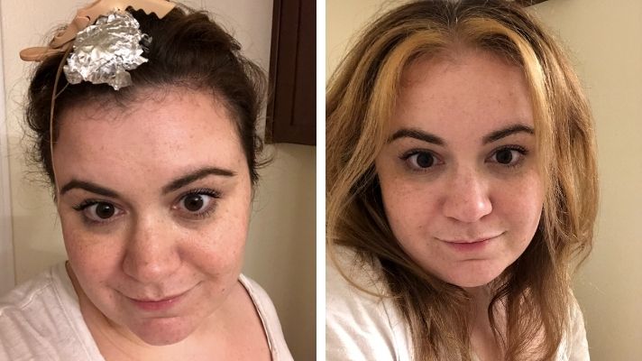 money piece highlights