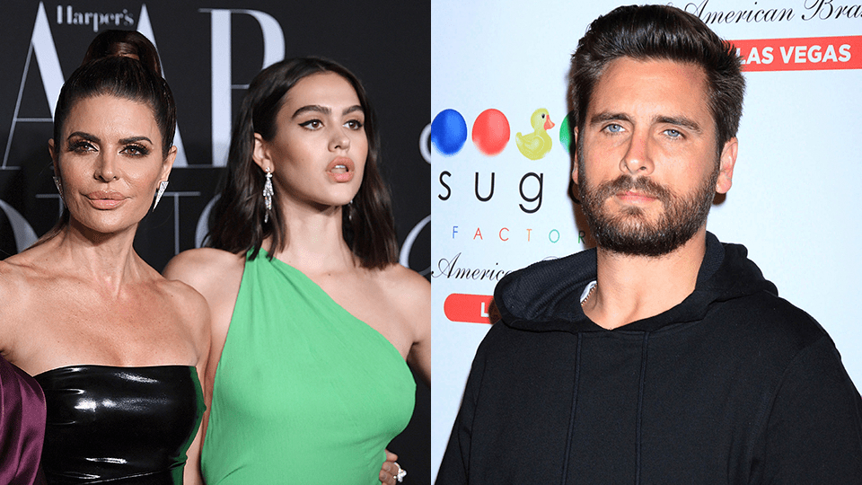 Lisa Rinna, Amelia Hamlin, Scott Disick