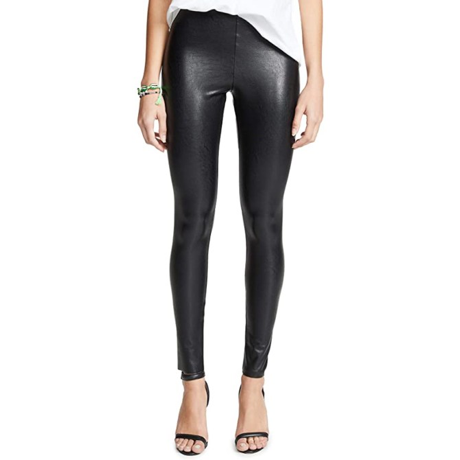 STYLECASTER | best faux leather leggings 