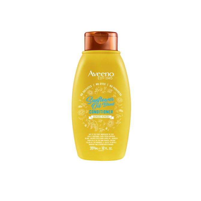 aveeno hair sunflower oil blend