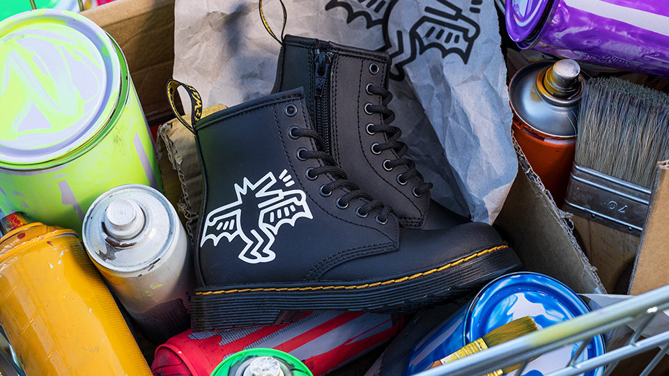 STYLECASTER | Dr. Martens Keith Haring Collaboration