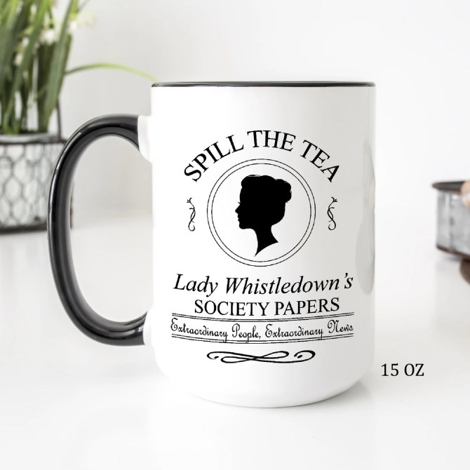 Lady Whistledown Society Papers Mug Etsy