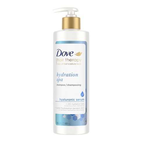 Dove Beauty Hair Therapy Hydration Spa with Hyaluronic Serum Moisturizing Shampoo 