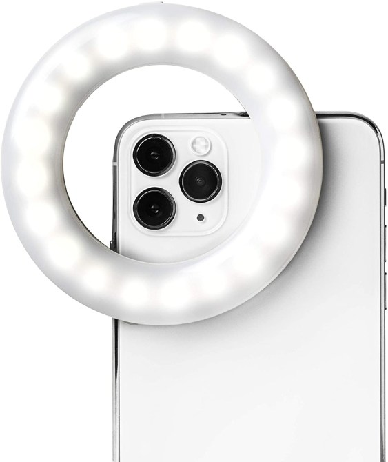 LITTIL Selfie One - Rechargeable Ring Light Clip-on