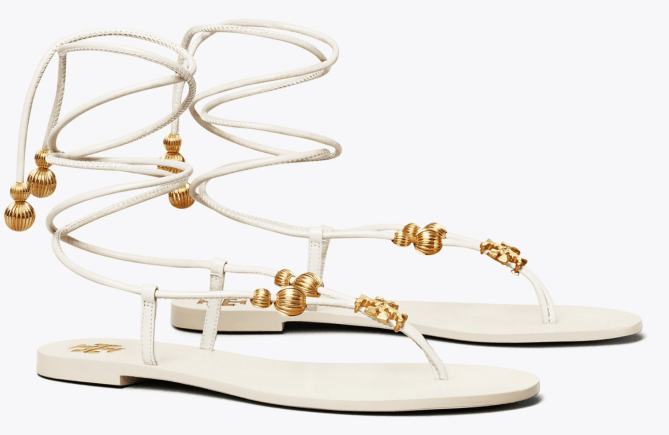 STYLECASTER | Amanda Gorman Tory Burch Sandals
