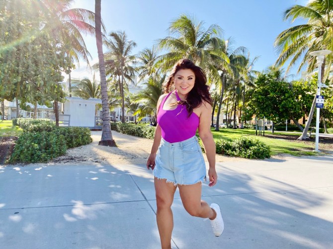 STYLECASTER | Styling Swimsuits As Bodysuits