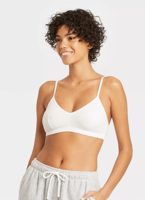 target ribbed bralette