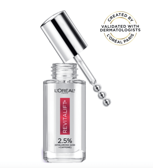 L'Oreal Paris Revitalift Derm Intensives 2.5% Hyaluronic Acid + Caffeine Eye Serum