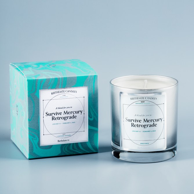 STYLECASTER | Mercury Retrograde Candle