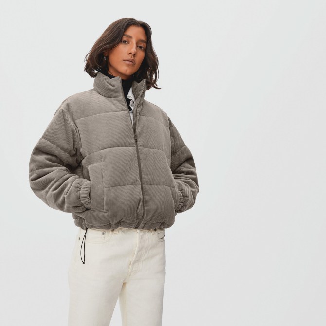 Everlane The Corduroy Puffer