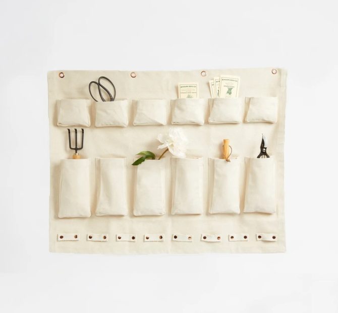 The Floral Society Canvas Half-Wall Komono Organizer