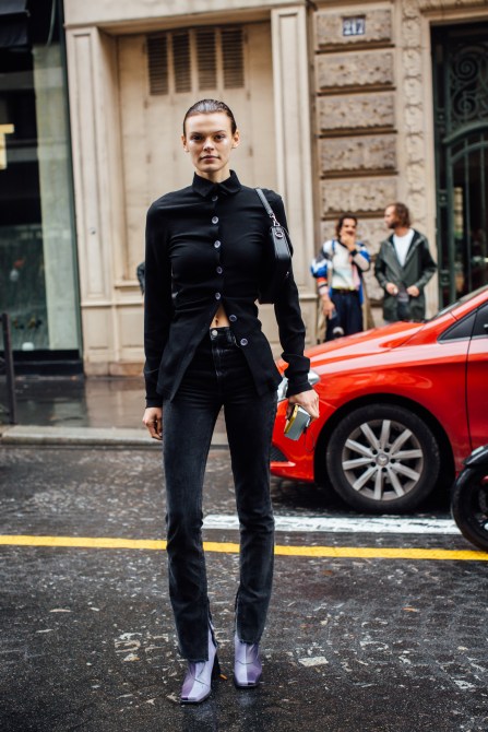 STYLECASTER | How To Style Straight Leg Jeans