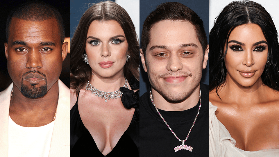 Kanye West, Julia-Fox, Pete Davidson, Kim Kardashian