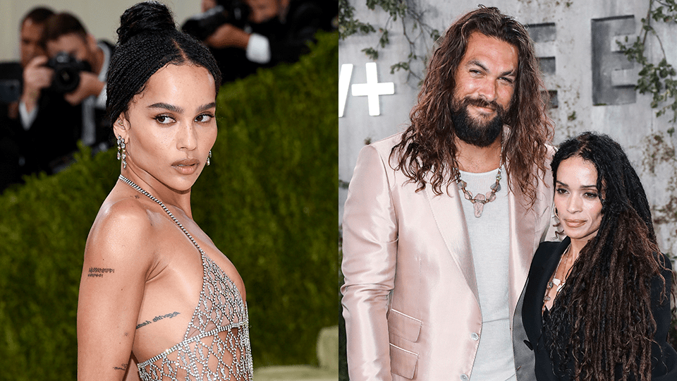 Zoe Kravitz, Jason Momoa, Lisa Bonet