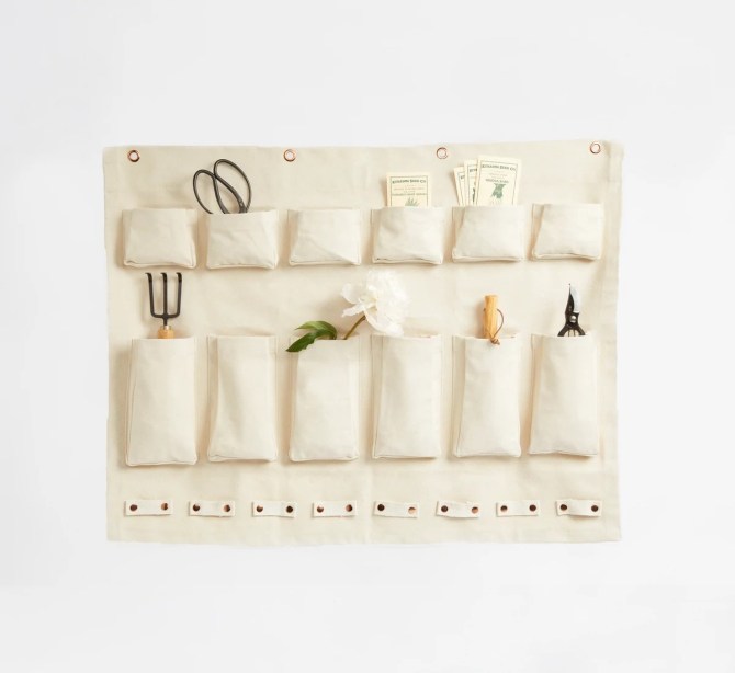 The Floral Society Canvas Half-Wall Komono Organizer KonMari