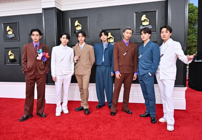 BTS Grammys 2022