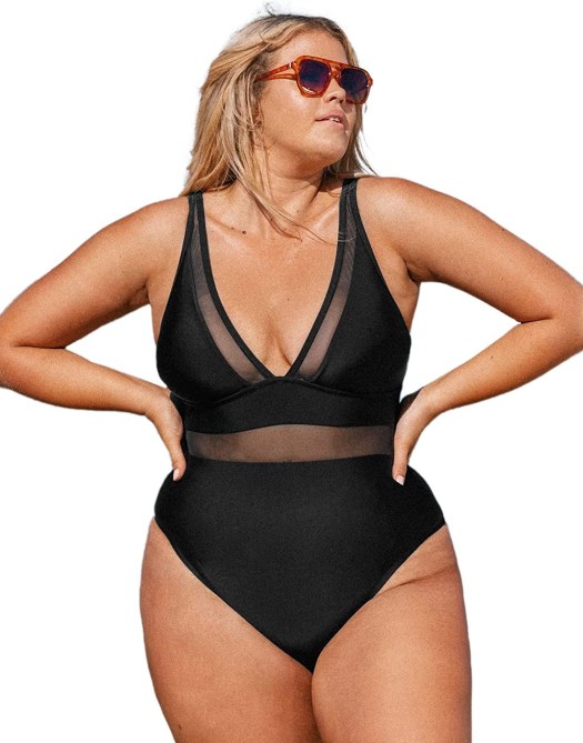 Cupshe Mesh One-Piece Swimsuit Amazon