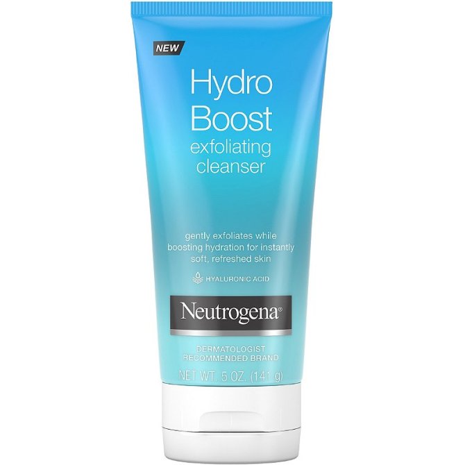 Neutrogena  Hydro Boost Gentle Exfoliating Facial Cleanser